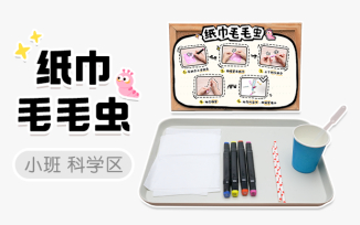 科学区-纸巾毛毛虫