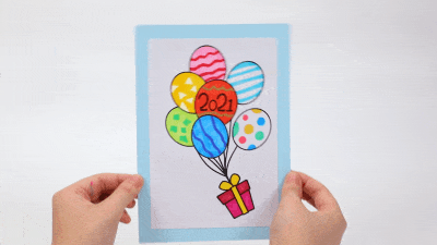 072 气球贺卡.gif